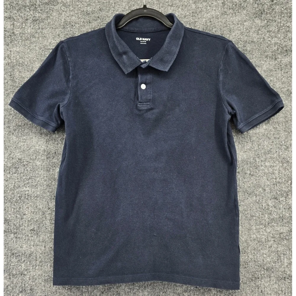 Lot of 5 Boys School Uniform  Polos Sz XL 14-16 Red Navy Blue Old Navy Pique